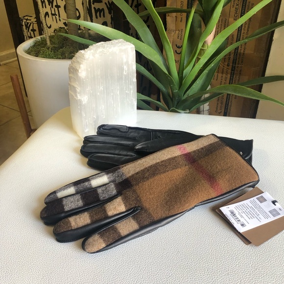 BURBERRY Gabriel Check Icon Stripe Gloves Size 8.5(M). ASKING PRICE IS FIRM!!!! - Picture 9 of 11